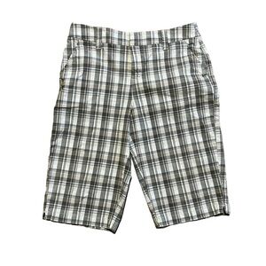 Y2K Plaid Shorts Sonoma Life + Style | Size 10 | Avril Lavigne Grunge Aesthetic